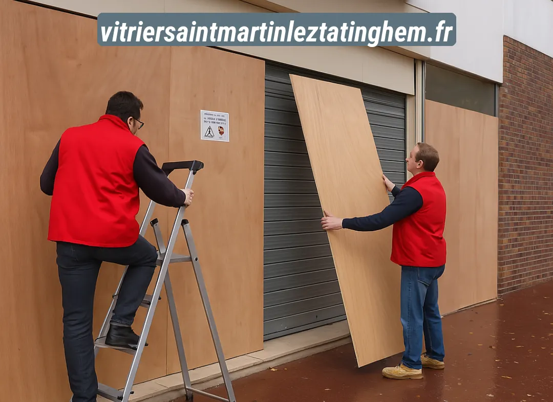 Mise en sécurité fermeture provisoire Saint-Martin-lez-Tatinghem